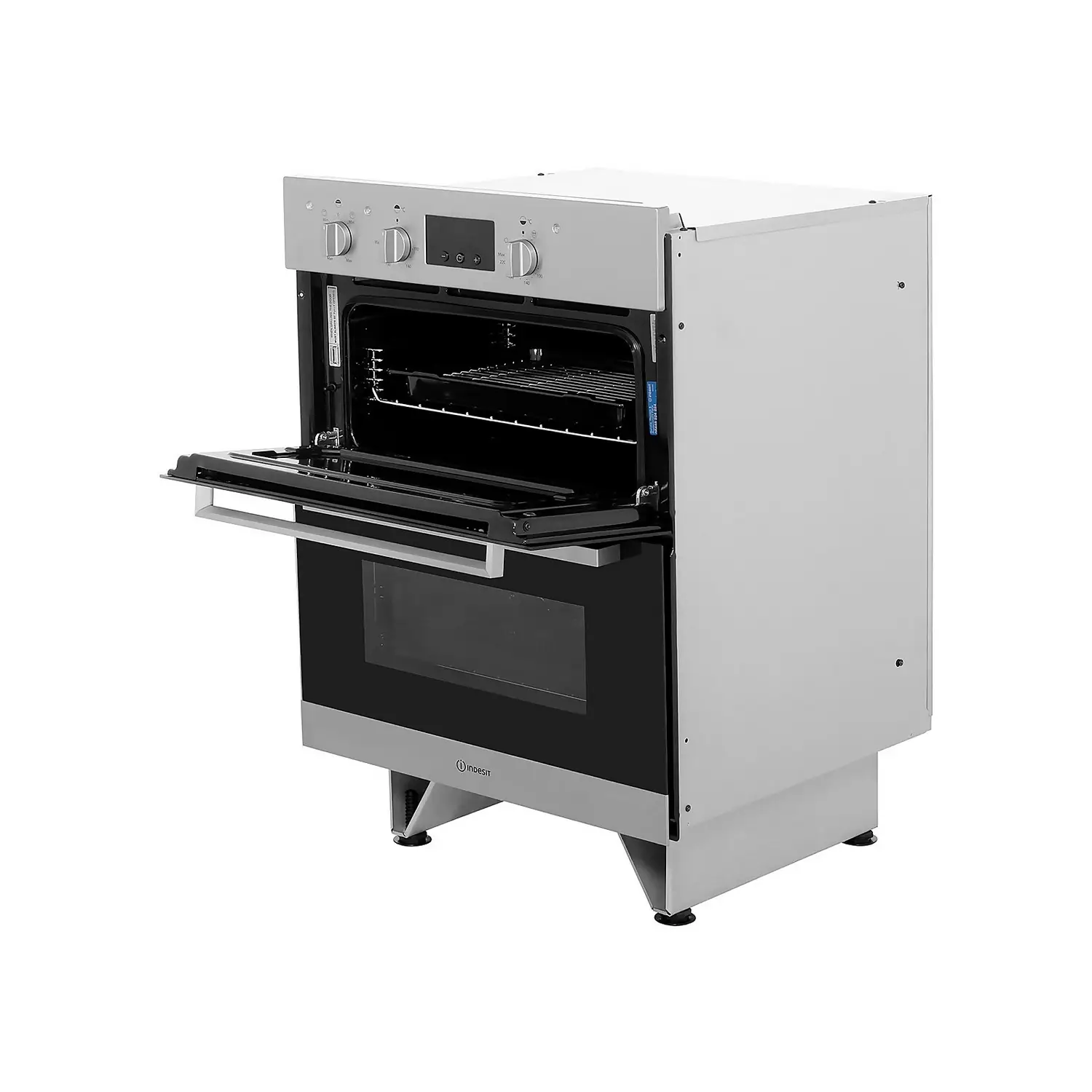 Indesit Aria IDU6340IX Built Under Electric Double Oven With Feet - Stainless Steel 6 Indesit Aria IDU6340IX Built Under Electric Double Oven With Feet - Stainless Steel - Image 4