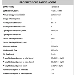 Hotpoint PHGC7.4FLMX 70 Cm Chimney Cooker Hood - Stainless Steel 19 Hotpoint PHGC7.4FLMX 70 Cm Chimney Cooker Hood - Stainless Steel -Carron phoenix Sales 13950692 6194985911291689