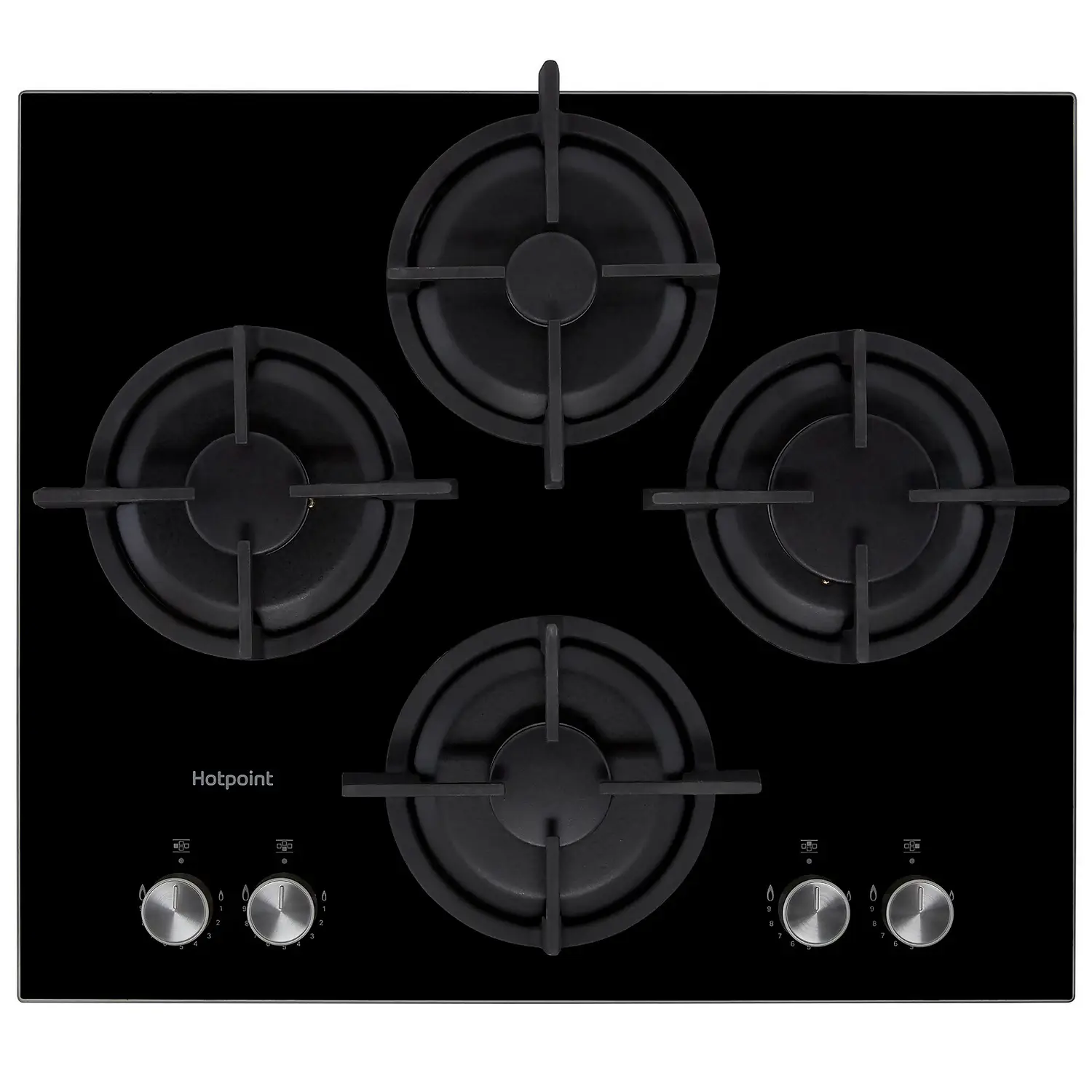 Hotpoint HGS61SBK 60cm Gas Hob - Black 3 Hotpoint HGS61SBK 60cm Gas Hob - Black