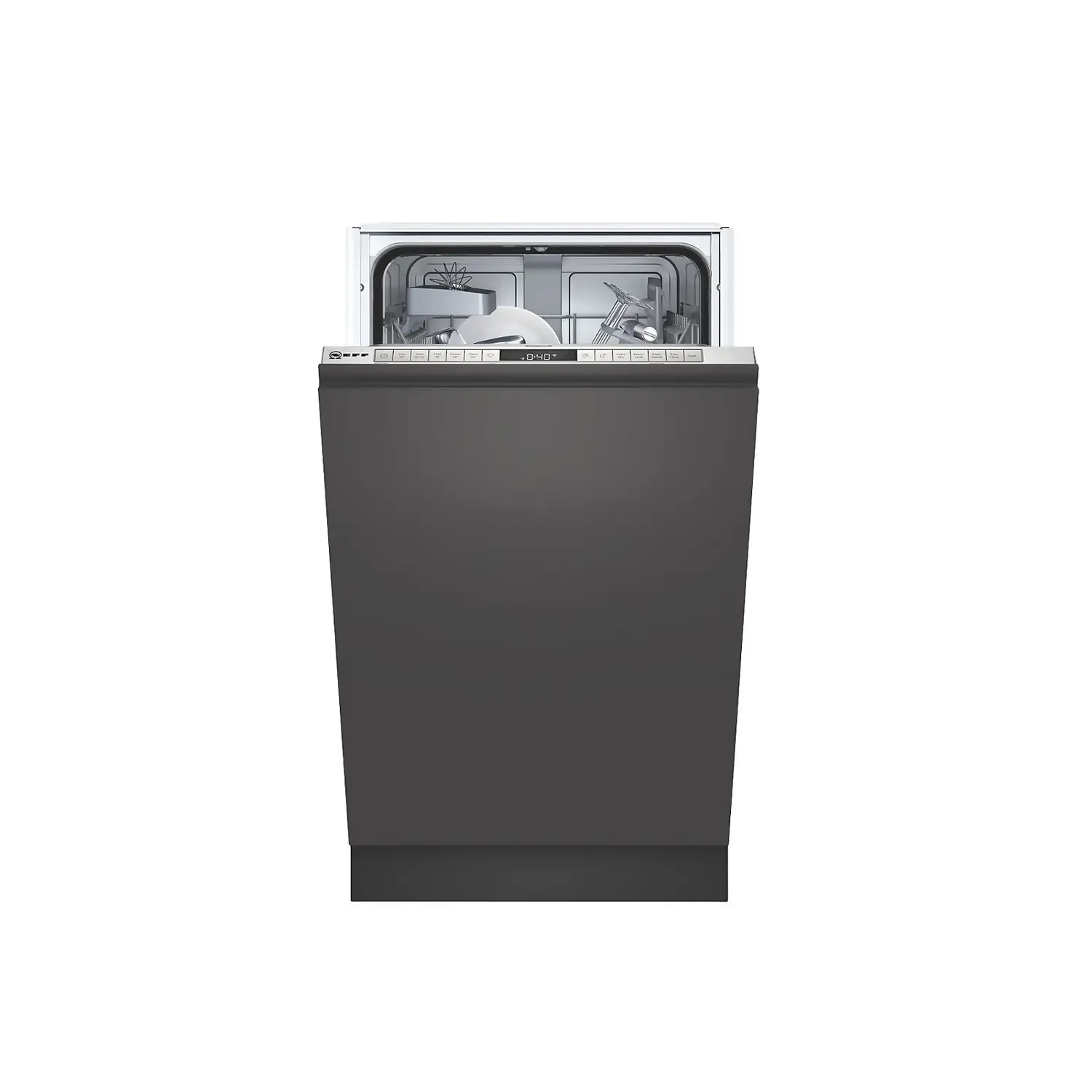 NEFF N50 S875HKX20G Wifi Connected Fully Integrated Slimline Dishwasher - Stainless Steel Control Panel & Sliding Door Kit 3 NEFF N50 S875HKX20G Wifi Connected Fully Integrated Slimline Dishwasher - Stainless Steel Control Panel & Sliding Door Kit