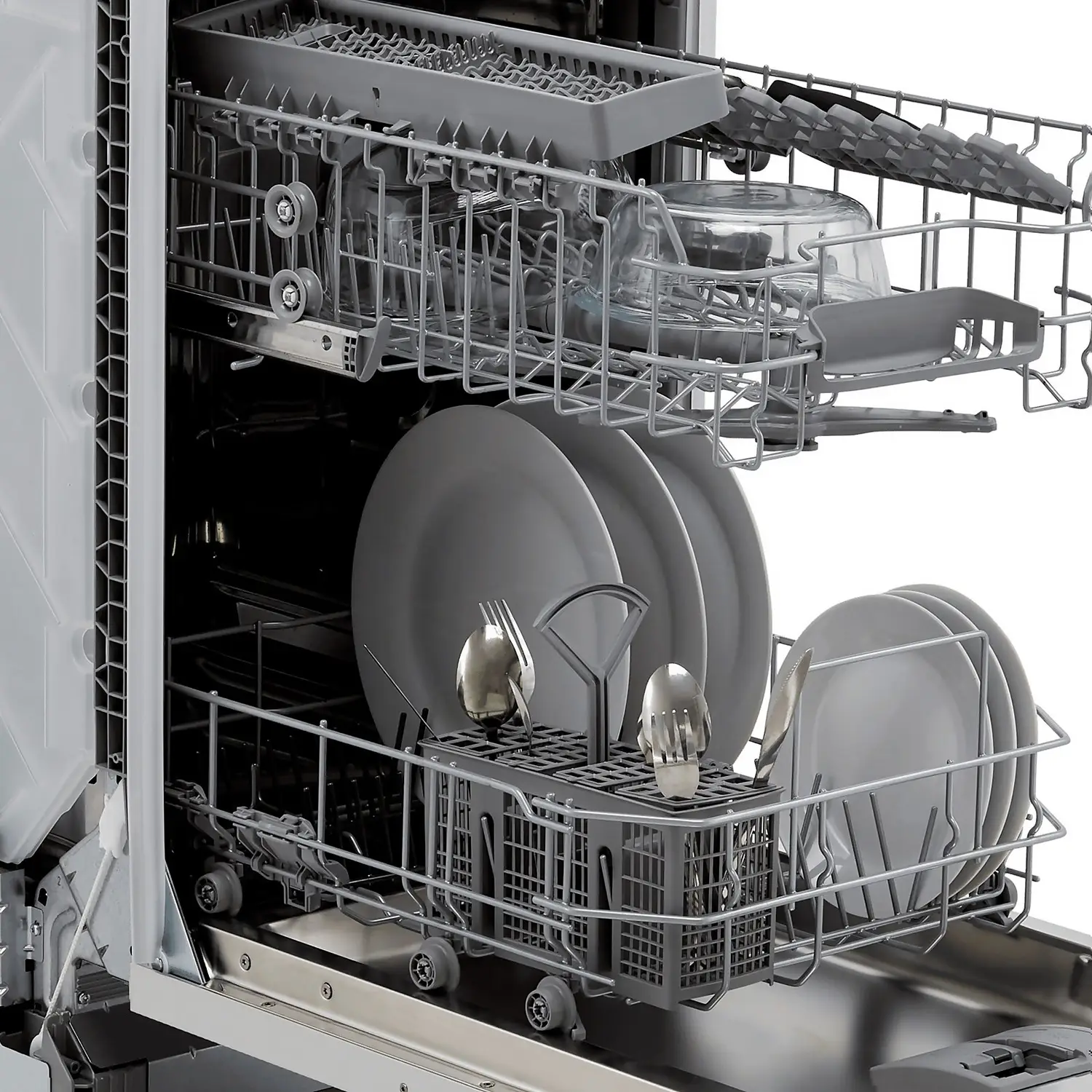 NEFF N50 S875HKX20G Wifi Connected Fully Integrated Slimline Dishwasher - Stainless Steel Control Panel & Sliding Door Kit 4 NEFF N50 S875HKX20G Wifi Connected Fully Integrated Slimline Dishwasher - Stainless Steel Control Panel & Sliding Door Kit - Image 2