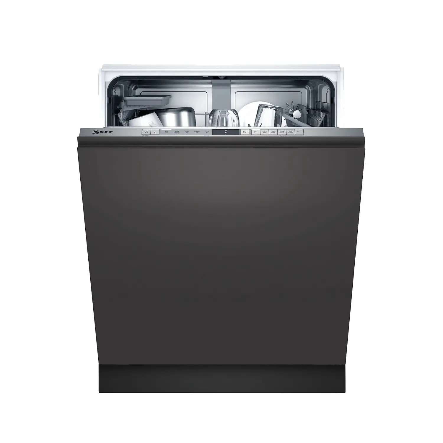 NEFF N30 S153HAX02G Wifi Connected Fully Integrated Standard Dishwasher - Stainless Steel Control Panel 3 NEFF N30 S153HAX02G Wifi Connected Fully Integrated Standard Dishwasher - Stainless Steel Control Panel