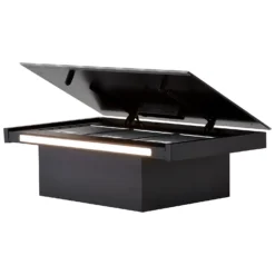 Elica PLAT-BLK-80 80 Cm Chimney Cooker Hood - Black Glass - For Ducted/Recirculating Ventilation 14 Elica PLAT-BLK-80 80 Cm Chimney Cooker Hood - Black Glass - For Ducted/Recirculating Ventilation -Carron phoenix Sales 13950715 1384985910894987
