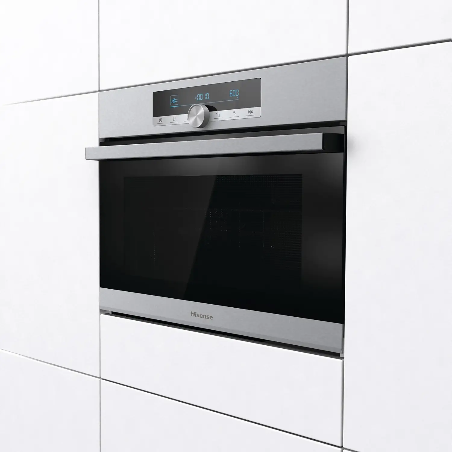 Hisense BIM44321AX Built In Compact Electric Single Oven With Microwave Function - Stainless Steel 4 Hisense BIM44321AX Built In Compact Electric Single Oven With Microwave Function - Stainless Steel - Image 2