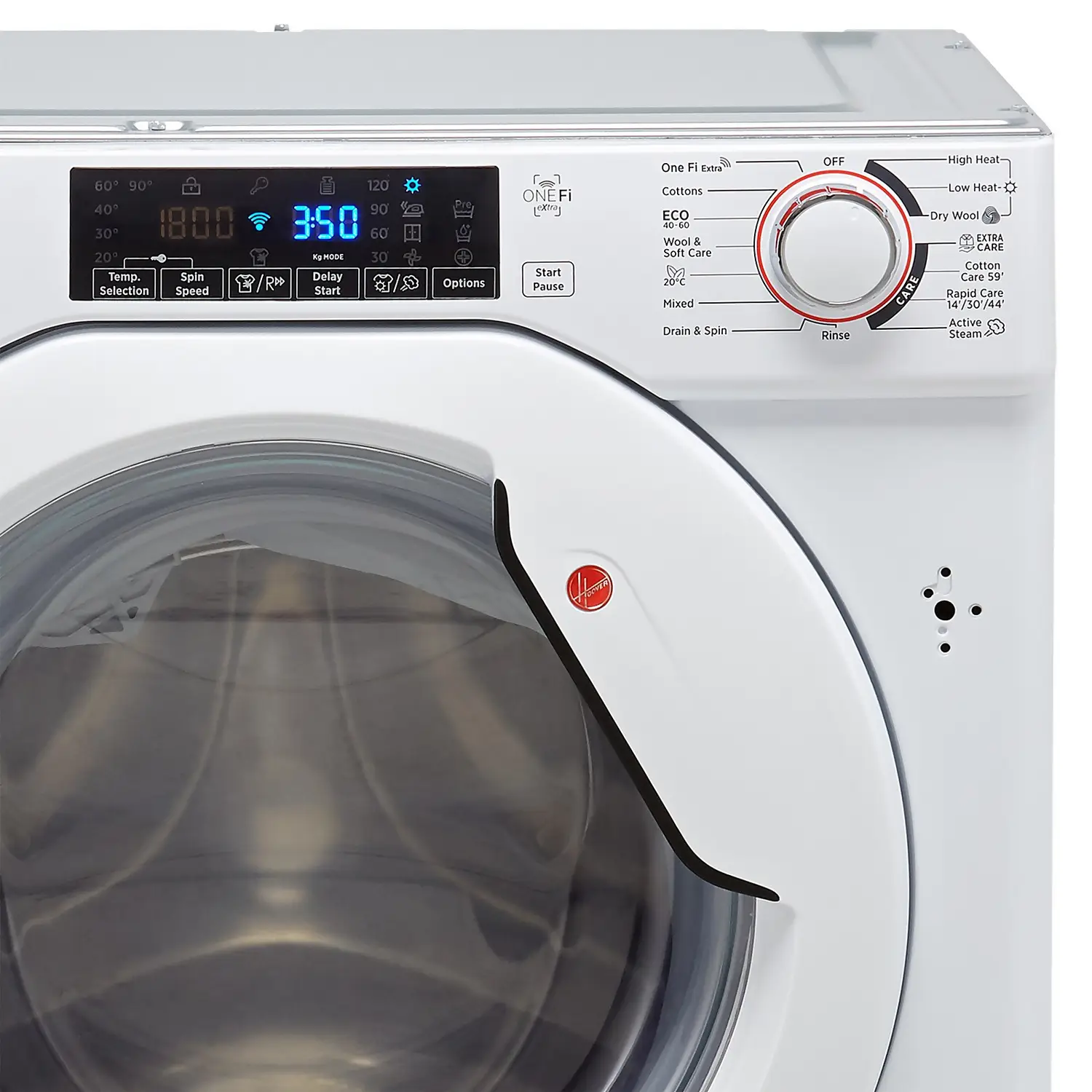 Hoover H-WASH&DRY 300 PRO HBDOS695TME Wi-Fi Connected Integrated 9Kg / 5Kg Washer Dryer With 1600 Rpm - White 7 Hoover H-WASH&DRY 300 PRO HBDOS695TME Wi-Fi Connected Integrated 9Kg / 5Kg Washer Dryer With 1600 Rpm - White - Image 5
