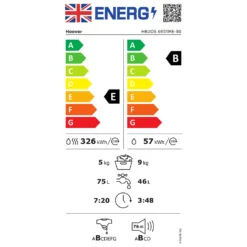 Hoover H-WASH&DRY 300 PRO HBDOS695TME Wi-Fi Connected Integrated 9Kg / 5Kg Washer Dryer With 1600 Rpm - White 19 Hoover H-WASH&DRY 300 PRO HBDOS695TME Wi-Fi Connected Integrated 9Kg / 5Kg Washer Dryer With 1600 Rpm - White -Carron phoenix Sales 14200036 9125011742378160