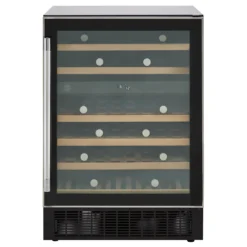 Hoover H-WINE 700 HWCB60UK/N Built In Wine Cooler - Black
