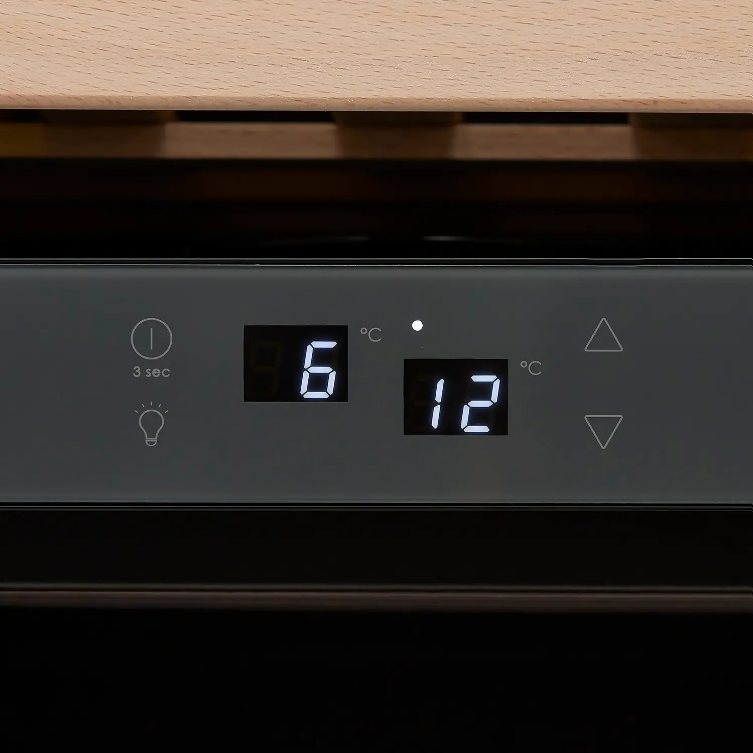 Hoover H-WINE 700 HWCB60UK/N Built In Wine Cooler - Black 5 Hoover H-WINE 700 HWCB60UK/N Built In Wine Cooler - Black - Image 3