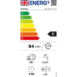 Hotpoint HSIC3M19CUKN Fully Integrated Slimline Dishwasher - Silver Control Panel With Fixed Door Fixing Kit 21 Hotpoint HSIC3M19CUKN Fully Integrated Slimline Dishwasher - Silver Control Panel With Fixed Door Fixing Kit -Carron phoenix Sales 14200044 1265011737952347