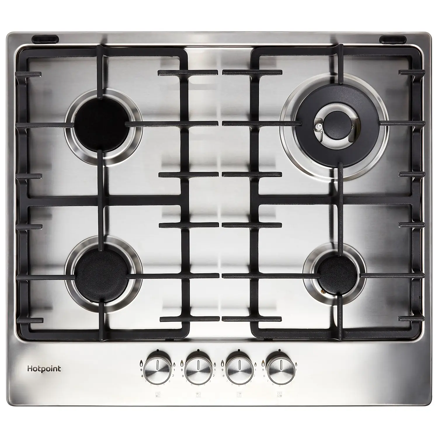 Hotpoint PPH60GDFIXUK 59cm Gas Hob - Silver 3 Hotpoint PPH60GDFIXUK 59cm Gas Hob - Silver