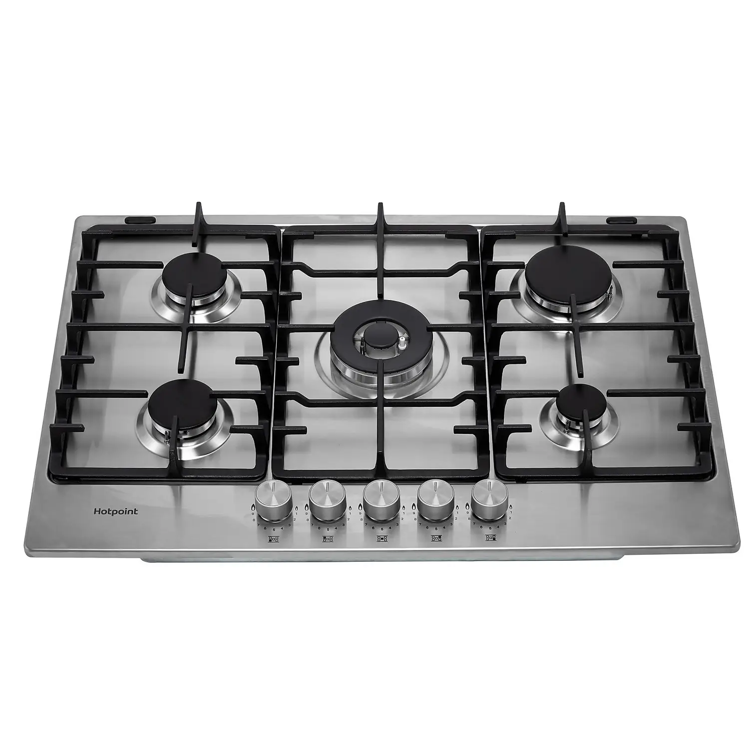 Hotpoint PPH75GDFIXUK 75cm Gas Hob - Silver 3 Hotpoint PPH75GDFIXUK 75cm Gas Hob - Silver