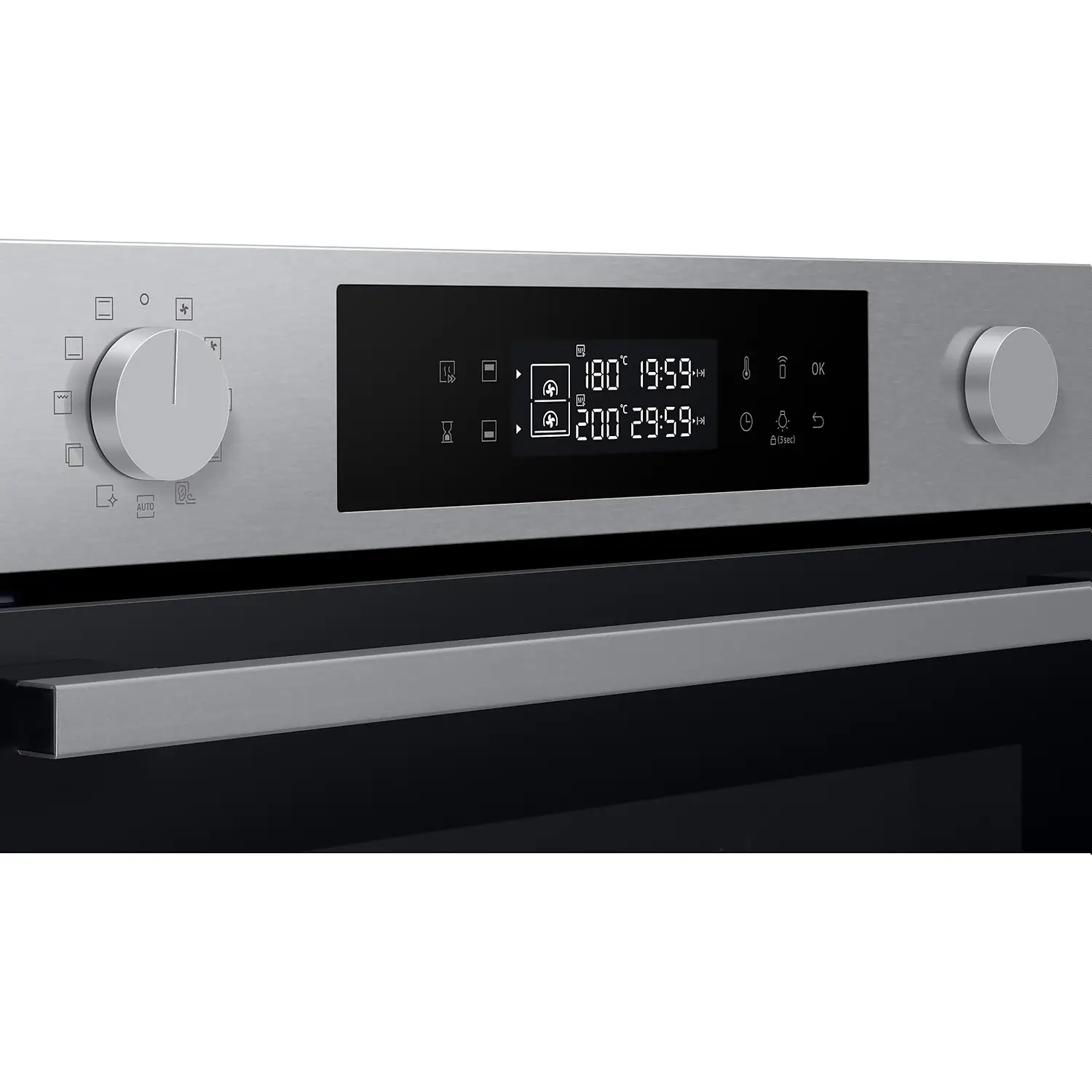 Samsung Series 4 Dual Cook NV7B44205AS Wifi Connected Built In Electric Single Oven - Stainless Steel 10 Samsung Series 4 Dual Cook NV7B44205AS Wifi Connected Built In Electric Single Oven - Stainless Steel - Image 8
