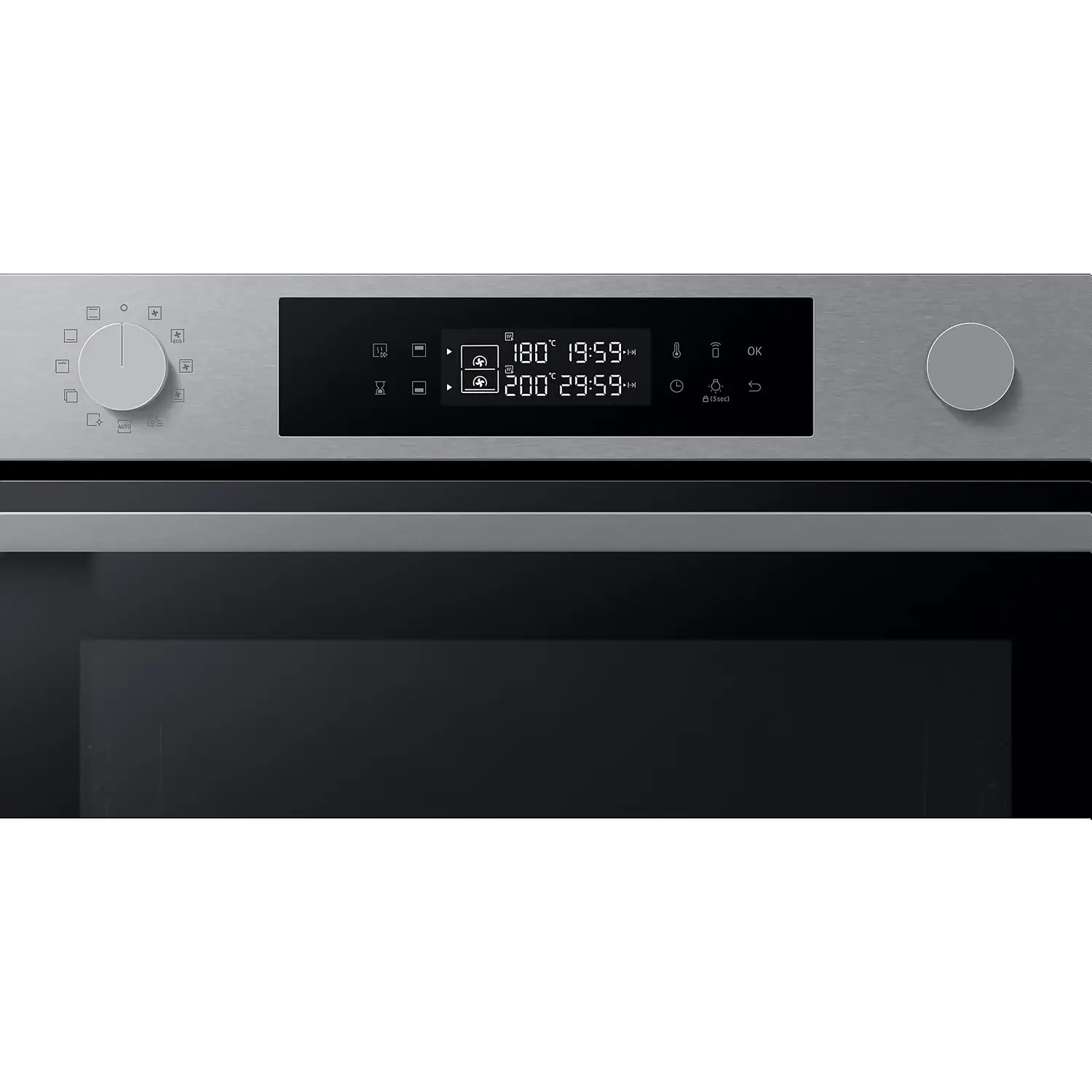 Samsung Series 4 Dual Cook NV7B44205AS Wifi Connected Built In Electric Single Oven - Stainless Steel 5 Samsung Series 4 Dual Cook NV7B44205AS Wifi Connected Built In Electric Single Oven - Stainless Steel - Image 3