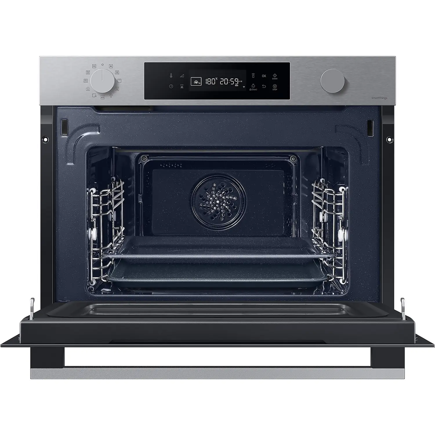 Samsung Series 4 NQ5B4553FBS Wifi Connected Built In Compact Electric Single Oven With Microwave Function - Stainless Steel 4 Samsung Series 4 NQ5B4553FBS Wifi Connected Built In Compact Electric Single Oven With Microwave Function - Stainless Steel - Image 2