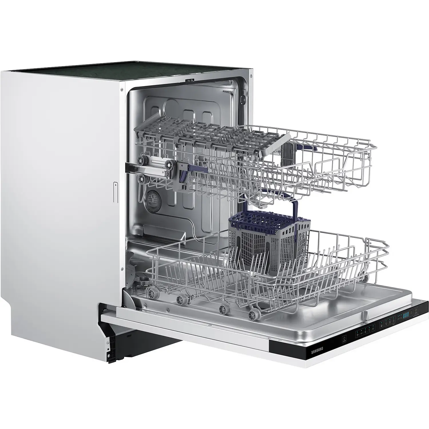 Samsung Series 5 DW60M5050BB Fully Integrated Standard Dishwasher - Black Control Panel With Fixed Door Fixing Kit 10 Samsung Series 5 DW60M5050BB Fully Integrated Standard Dishwasher - Black Control Panel With Fixed Door Fixing Kit - Image 8