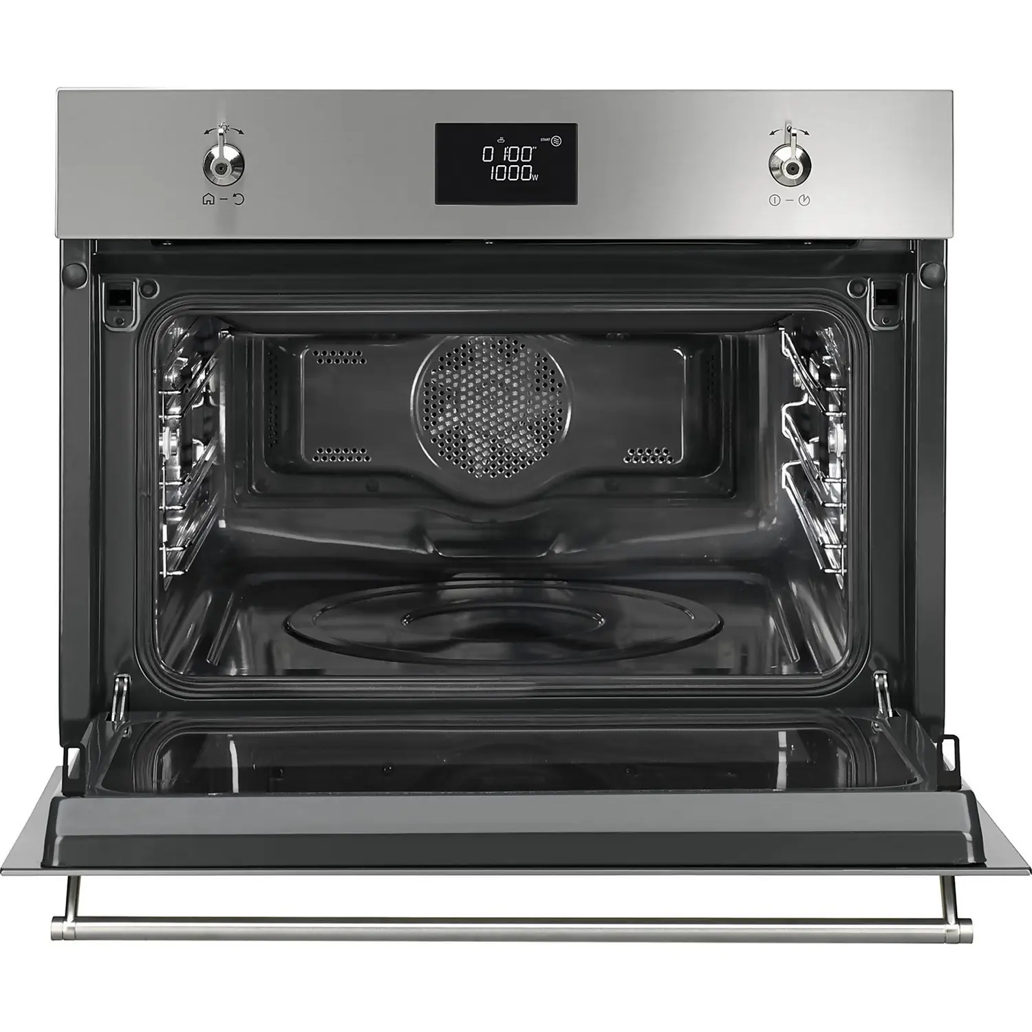 Smeg Classic SF4390MCX Built In Compact Electric Single Oven With Microwave Function - Stainless Steel 5 Smeg Classic SF4390MCX Built In Compact Electric Single Oven With Microwave Function - Stainless Steel - Image 3