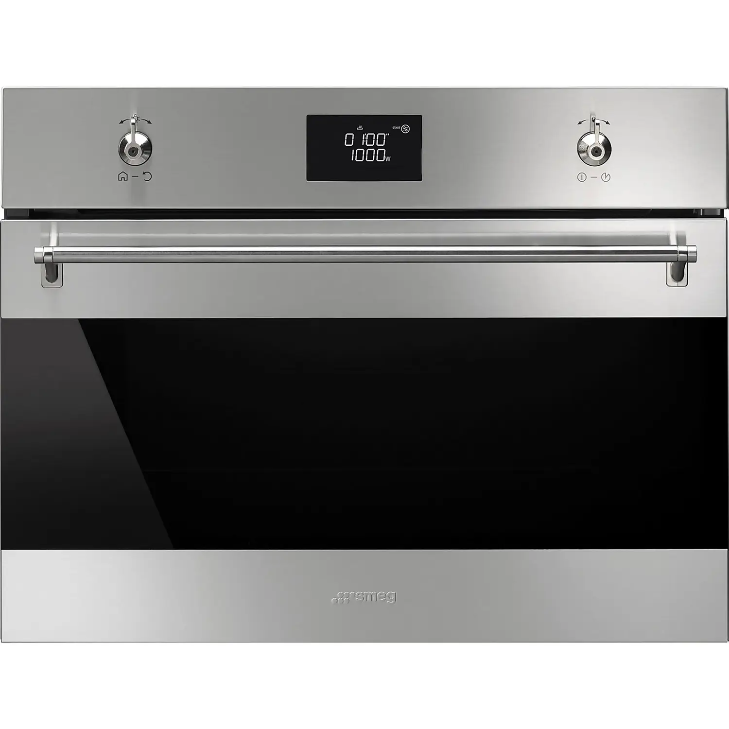 Smeg Classic SF4390MCX Built In Compact Electric Single Oven With Microwave Function - Stainless Steel 3 Smeg Classic SF4390MCX Built In Compact Electric Single Oven With Microwave Function - Stainless Steel