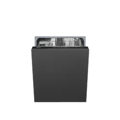 Smeg DIA211DS Fully Integrated Standard Dishwasher - Black Control Panel With Fixed Door Fixing Kit