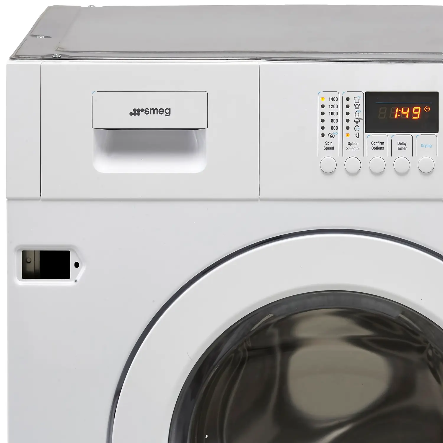 Smeg WDI147D-2 Integrated 7Kg / 4Kg Washer Dryer With 1400 Rpm - White 5 Smeg WDI147D-2 Integrated 7Kg / 4Kg Washer Dryer With 1400 Rpm - White - Image 3