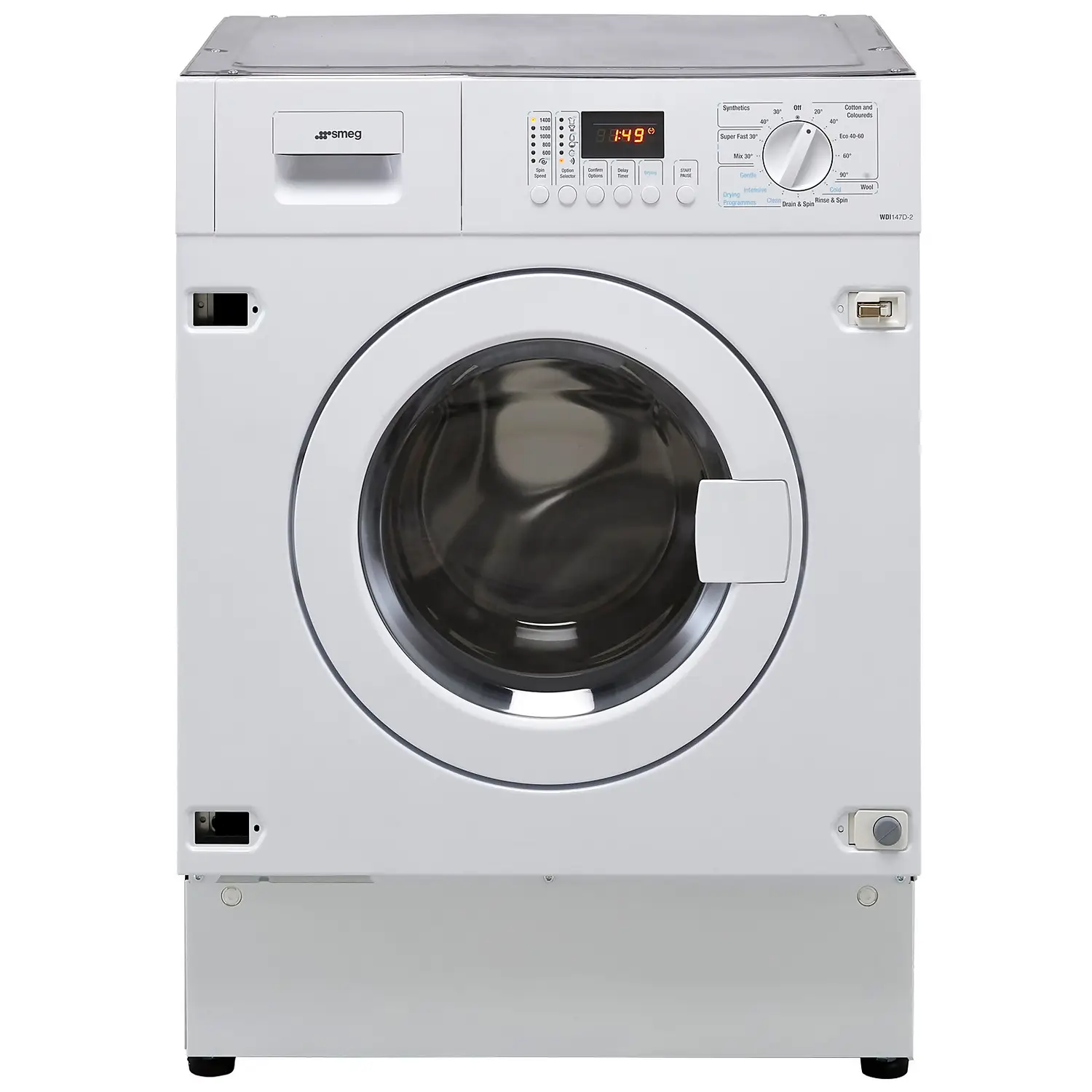 Smeg WDI147D-2 Integrated 7Kg / 4Kg Washer Dryer With 1400 Rpm - White 3 Smeg WDI147D-2 Integrated 7Kg / 4Kg Washer Dryer With 1400 Rpm - White
